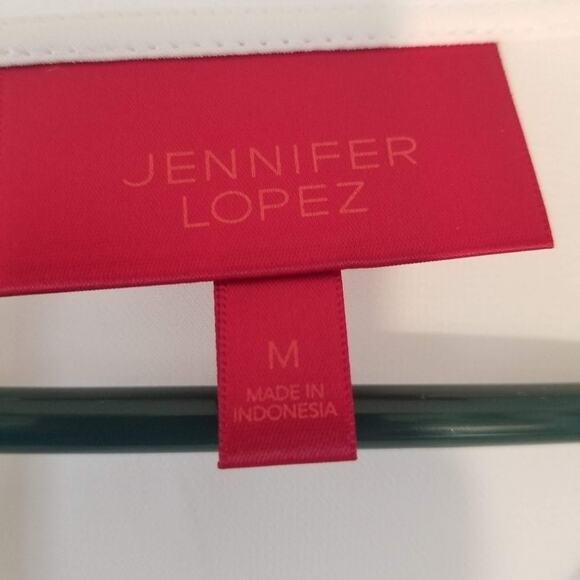 JENNIFER LOPEZ‎ feather epaulets bell sleeve blouse - Picture 9 of 11